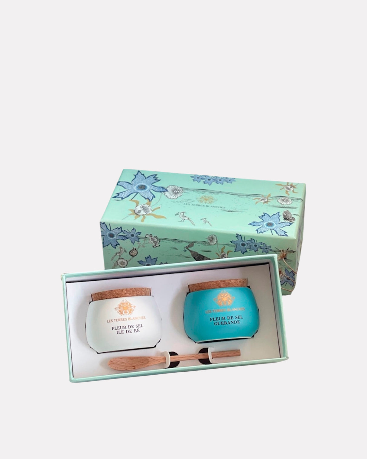 Les Terres Blanches Fleur de Sel Île de Ré & Guérande Gift Duo