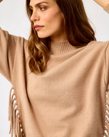 Dusty Oat Melis Fringe Jumper