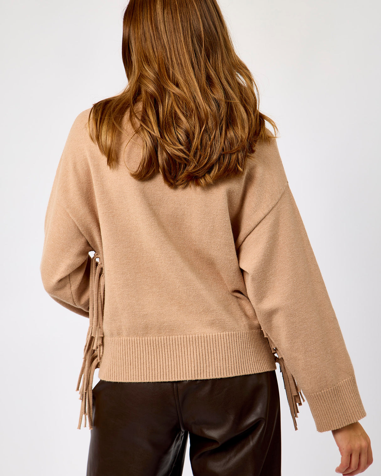 Dusty Oat Melis Fringe Jumper