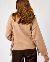 Dusty Oat Melis Fringe Jumper