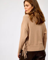 Dusty Oat Melis Fringe Jumper
