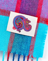 Blue Book of Kells Merino Scarf
