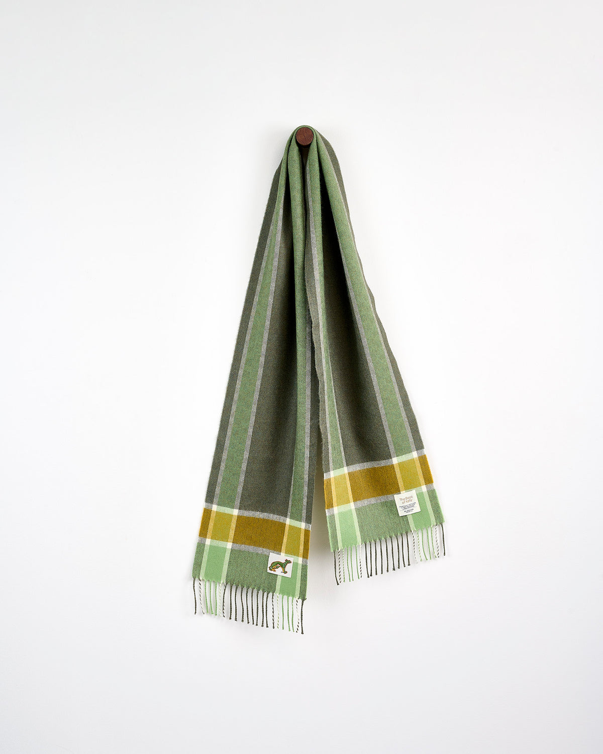 Green Book of Kells Merino Scarf