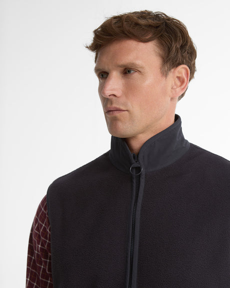 Dark Navy Lowich Fleece Gilet