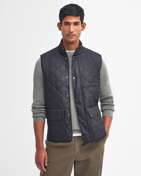 Navy Lowerdale Quilted Gilet