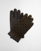 Olive & Brown Dalegarth Quilted Wax Gloves