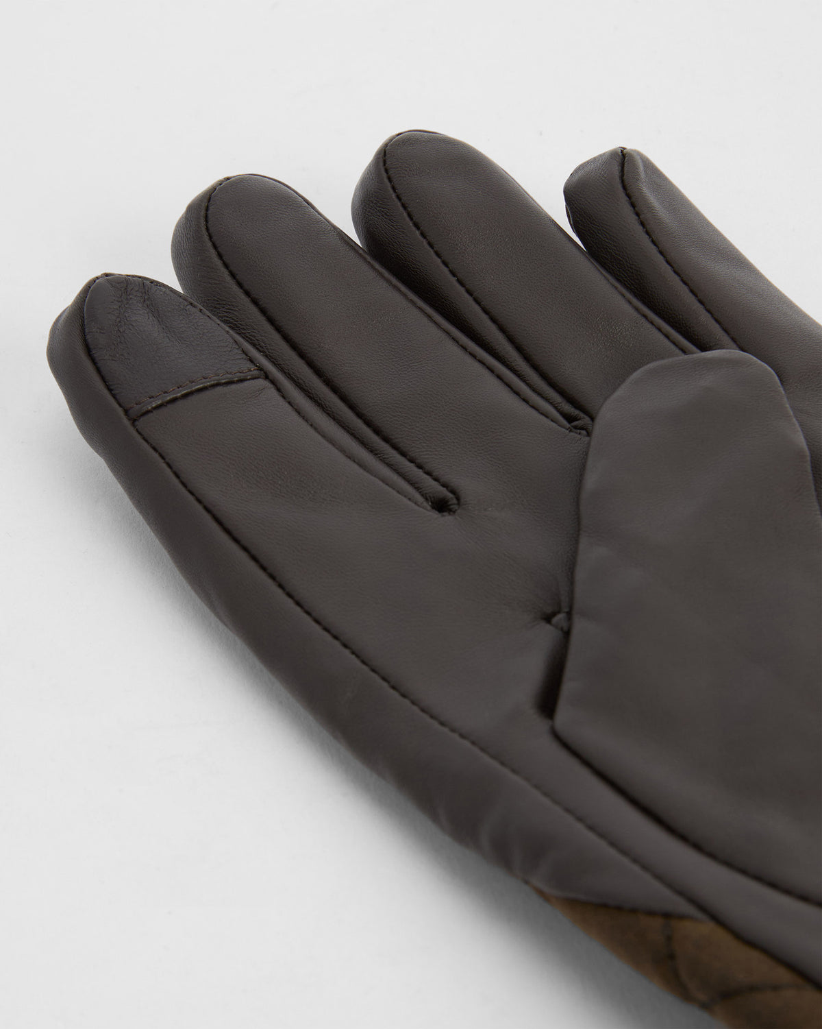 Olive & Brown Dalegarth Quilted Wax Gloves