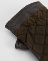 Olive & Brown Dalegarth Quilted Wax Gloves