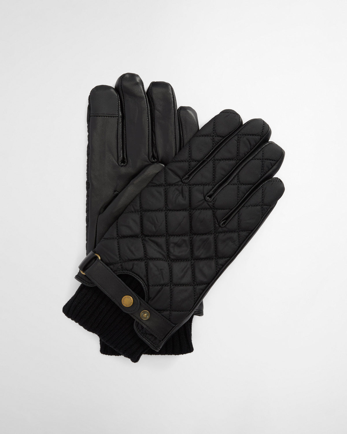 Black Singsby Quilted Waterproof Gloves