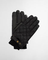 Black Singsby Quilted Waterproof Gloves
