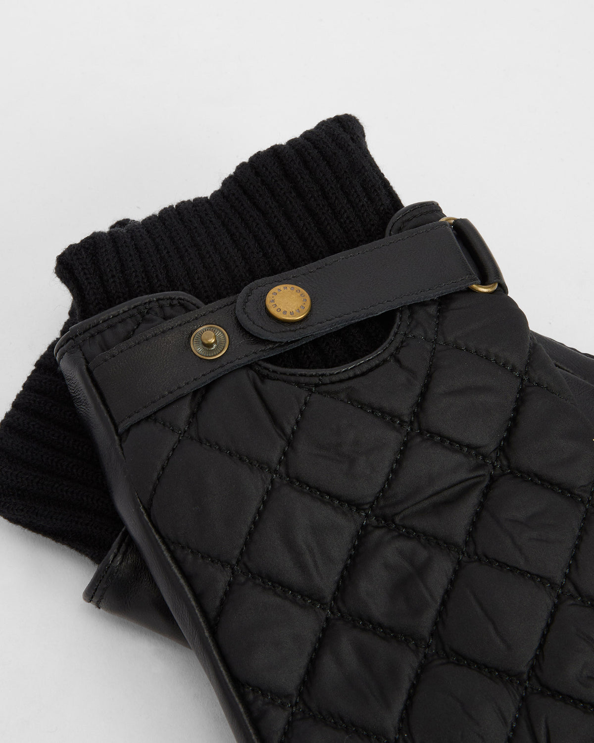 Black Singsby Quilted Waterproof Gloves