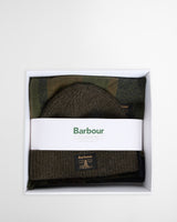 Olive & Navy Westerdale Beanie & Scarf Gift Set