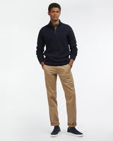 Navy Holden Wool Half Zip Jumper