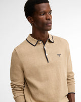 Stone Taunton Knitted Polo Shirt
