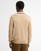 Stone Taunton Knitted Polo Shirt