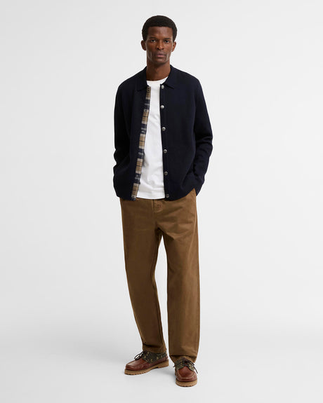 Navy Florcombe Knitted Cardigan