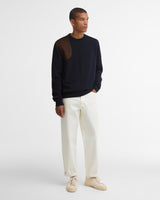Dark Navy Whitworth Crewneck Jumper
