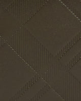 Dark Olive Brunton Tartan Leather Wallet