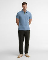 Tartan Blue Pique Polo T-Shirt