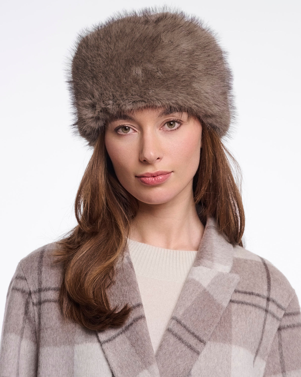 Natural Mokkie Faux Fur Hat