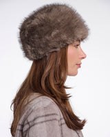 Natural Mokkie Faux Fur Hat
