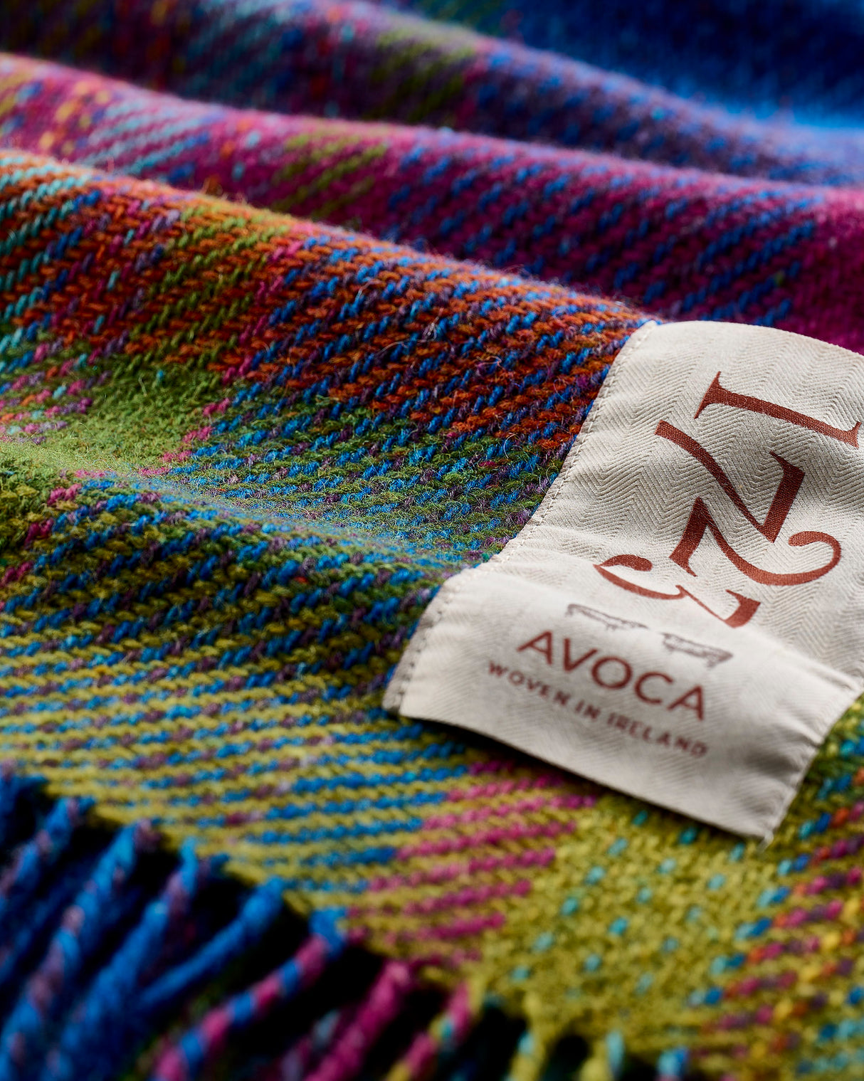 Solstice Mohair Tweed Throw