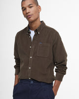 Brown Ramsey Long Sleeve Cord Shirt
