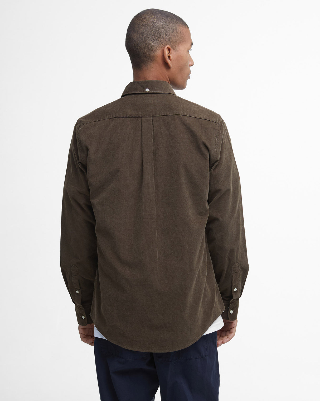 Brown Ramsey Long Sleeve Cord Shirt