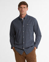 Navy Alderwood Tattersall Check Long Sleeve Shirt
