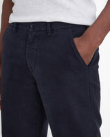 Navy Moleskin Tailored Trousers