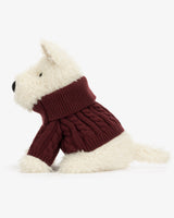 Munro Scottie Dog in Winter Jumper