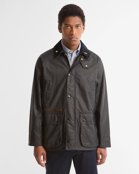 Navy Icons Bedale Wax Jacket