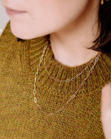 Gold Filled Paperclip Necklace