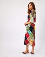Multicolour Mabel Jardin Du Soleil Patchwork Dress