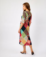Multicolour Mabel Jardin Du Soleil Patchwork Dress