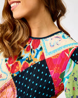 Multicolour Mabel Jardin Du Soleil Patchwork Dress