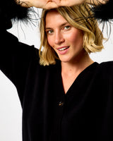 Black Feather Martha Cardigan