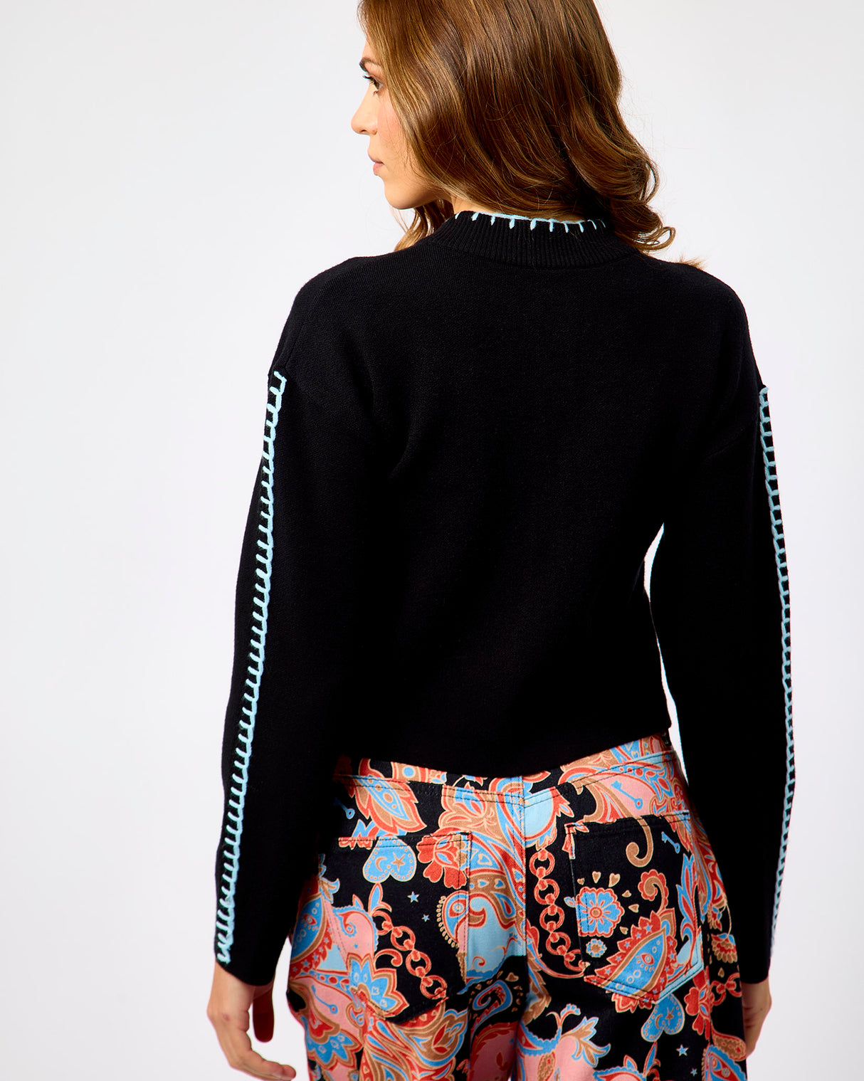 Black Tigress Embroidered Cardigan