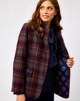 Multicolour Check Pattern Relaxed Blazer
