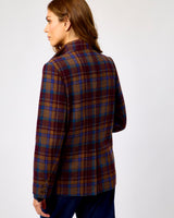 Multicolour Check Pattern Relaxed Blazer