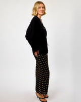 Black & Gold Fleck Dorris Skirt