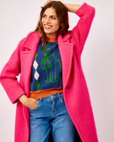 Oh My My Cosmo Donegal Wool & Mohair Coat