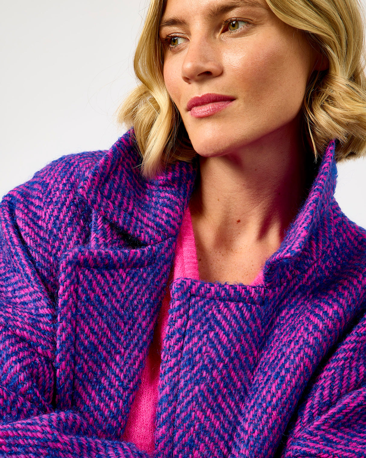 Oh My My Daze Donegal Wool & Mohair Coat