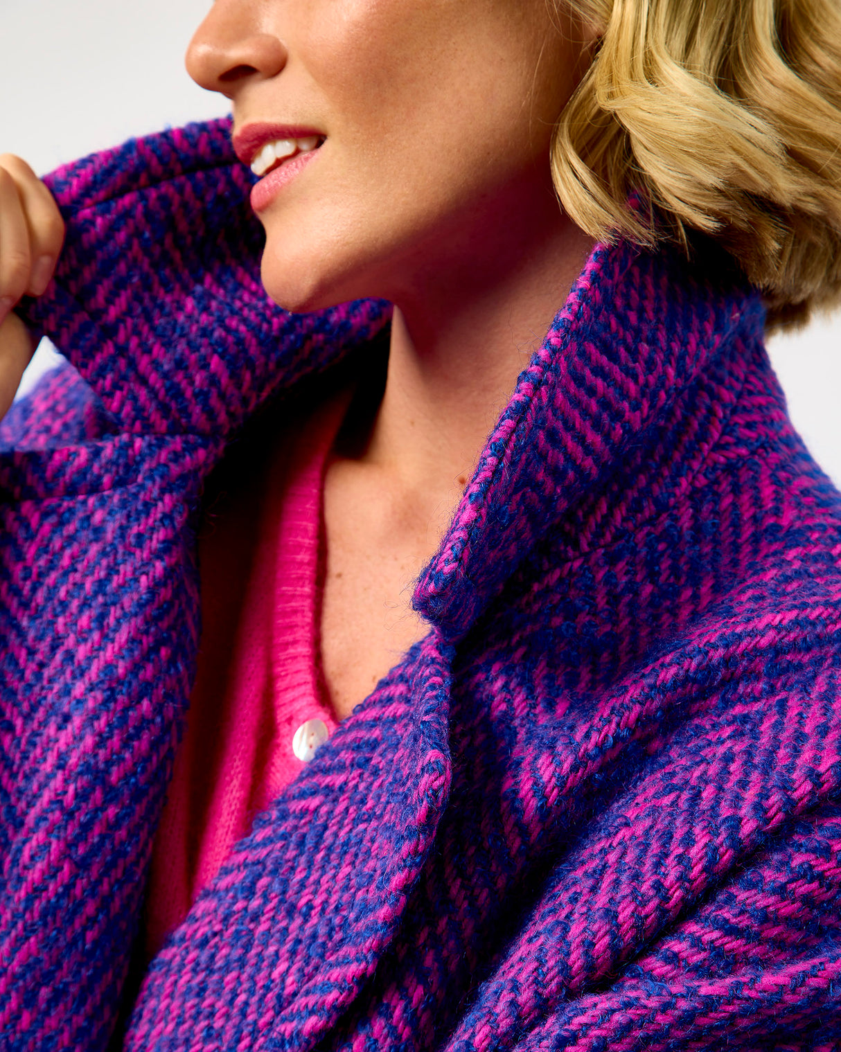 Oh My My Daze Donegal Wool & Mohair Coat