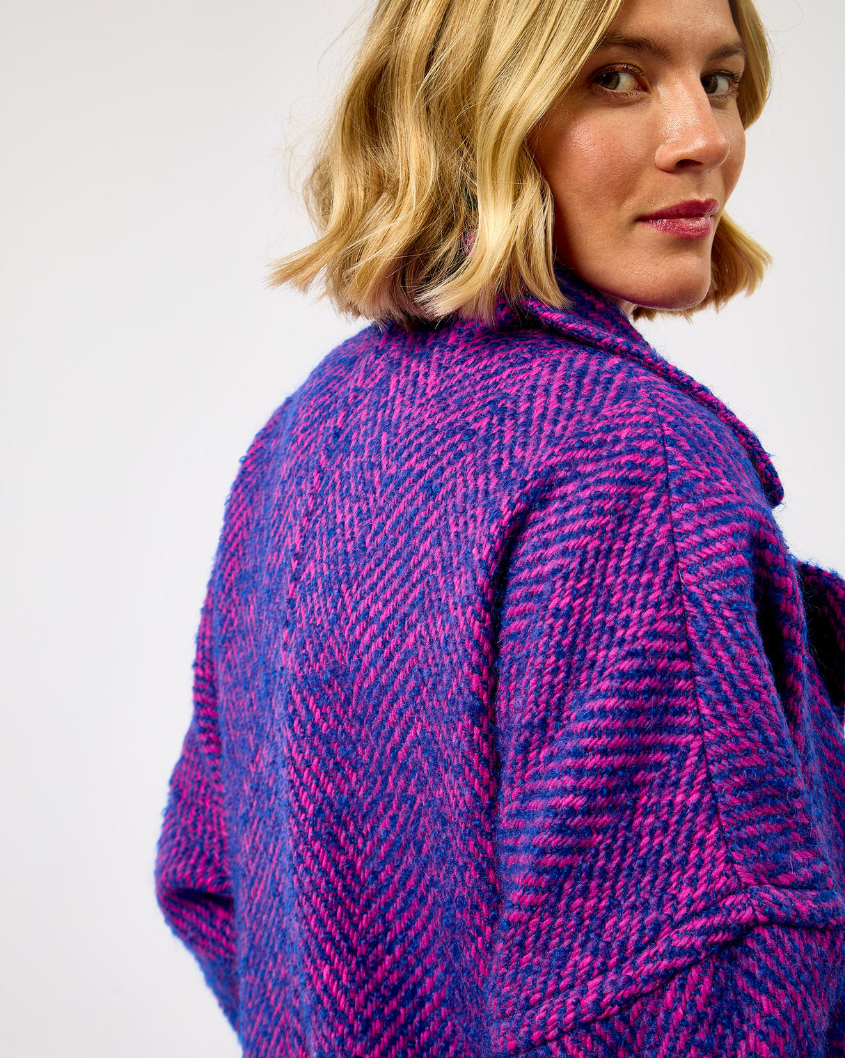 Oh My My Daze Donegal Wool & Mohair Coat