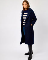 Oh My My Dúghorm Donegal Wool & Mohair Coat