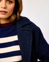 Oh My My Dúghorm Donegal Wool & Mohair Coat