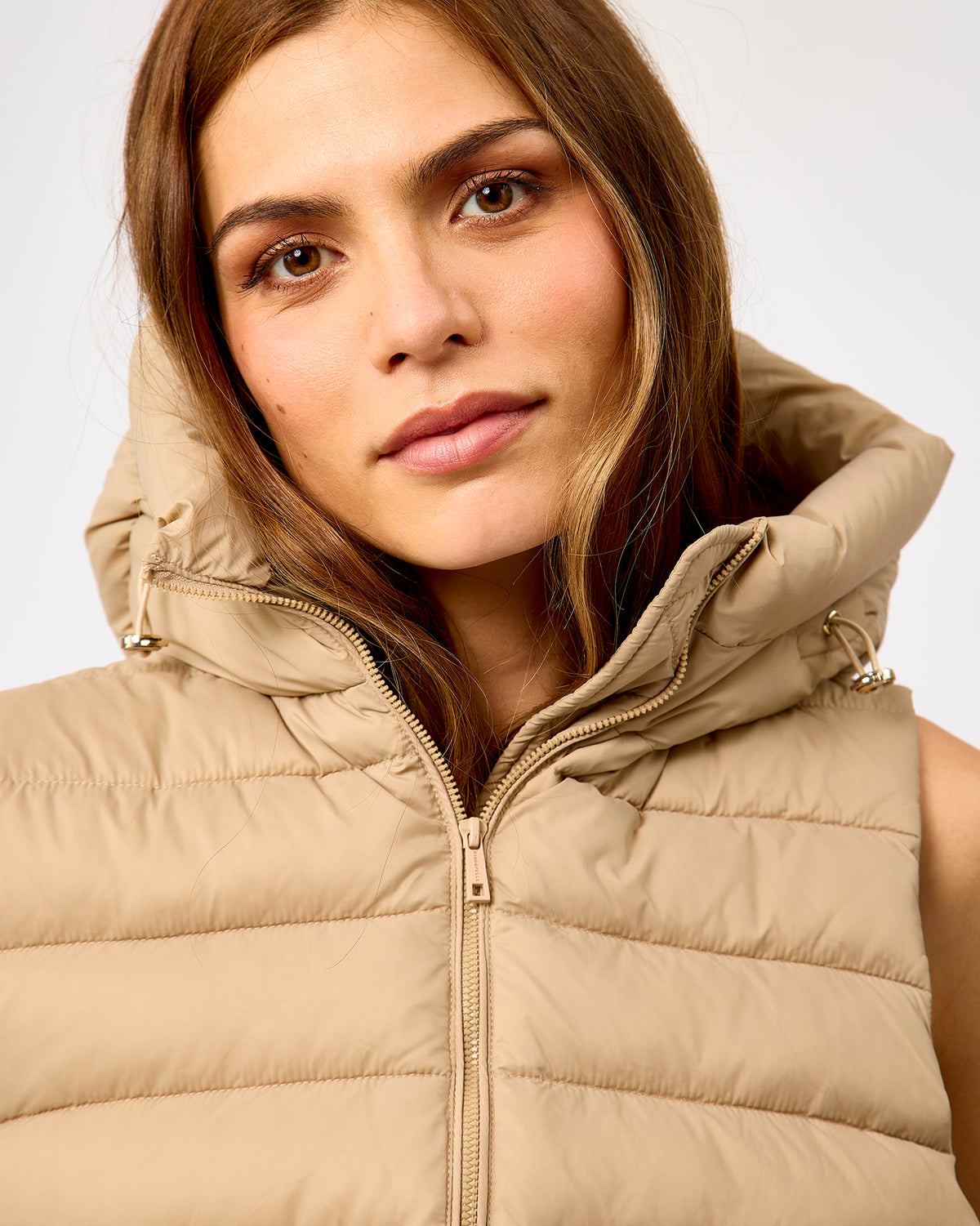 Birch Melange Omri Bodywarmer Coat