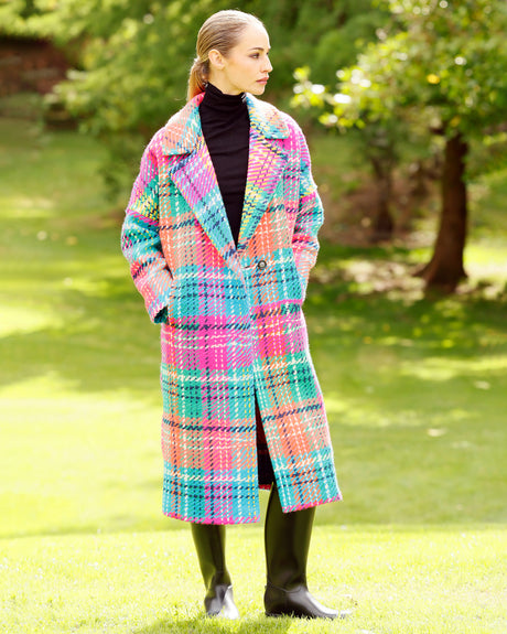 Oh My My Pop Donegal Wool Coat