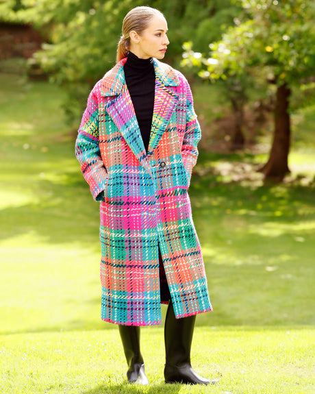 Oh My My Pop Donegal Wool Coat